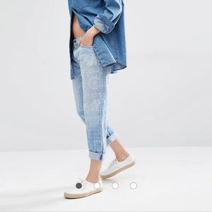 Current/Elliott Badass Bandana Boyfriend jeans size 26